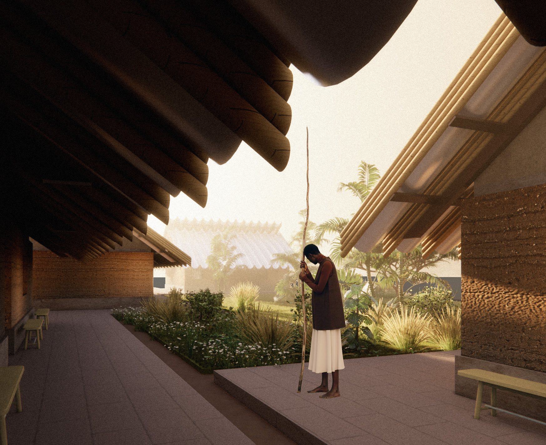 Ndox covered walkway