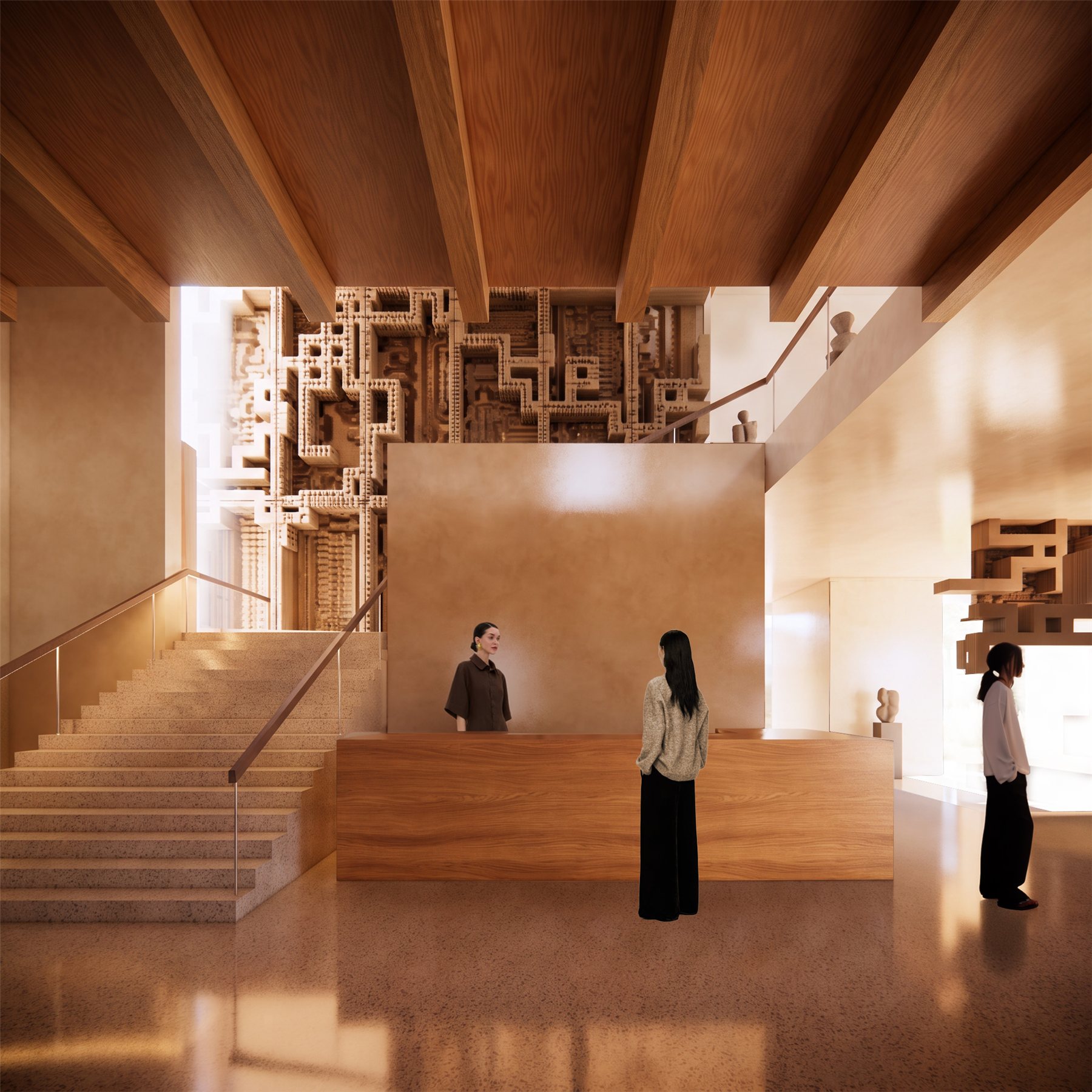 Trama museum lobby interior